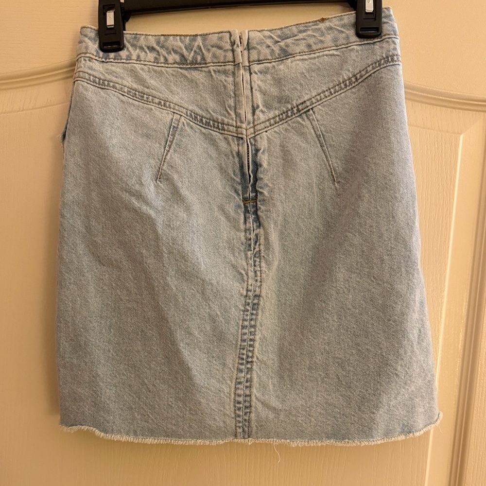 Steve Madden Denim Mini Skirt - Picture 2 of 4